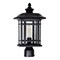 Cwi Lighting Blackburn 1 Light Outdoor Black Lantern Head 0411PT9-1-101 - alternate 4